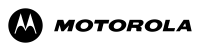 Motorola logo black and white